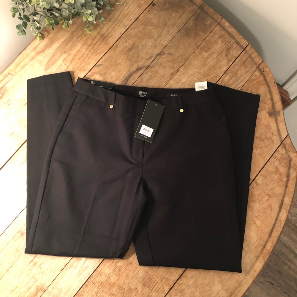 Jones New York Black Grace Ankle Length Pants